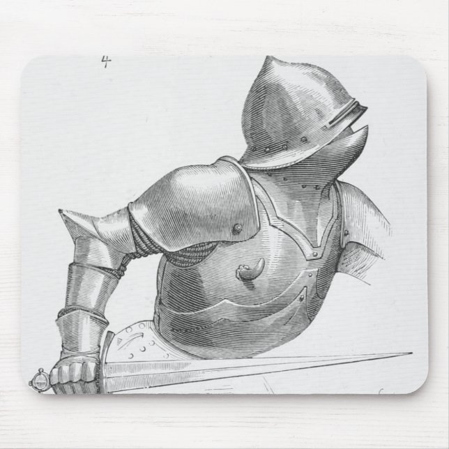 Mediaeval Knight Mouse Pad (Front)