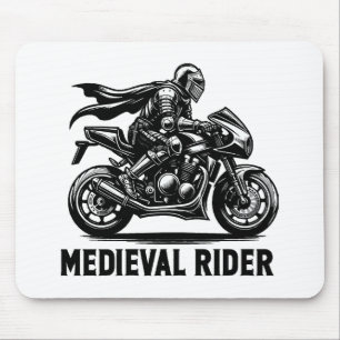 Mediaeval knight mouse pad