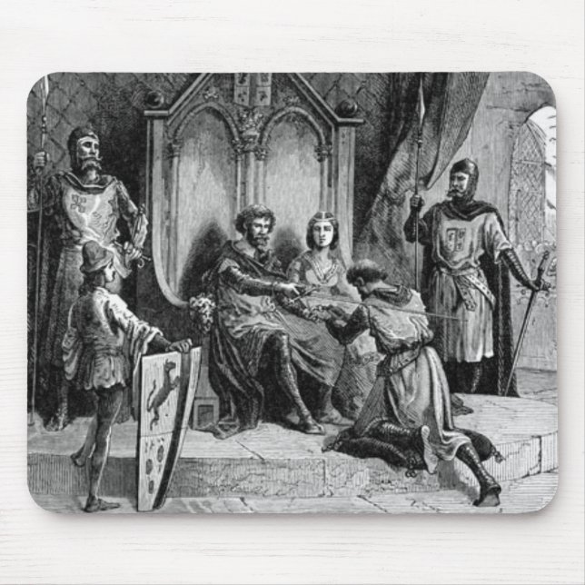 Mediaeval Knight Mouse Pad (Front)