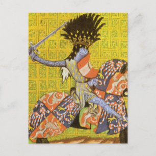 Mediaeval Knight Postcard
