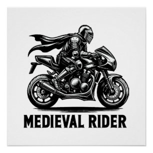 Mediaeval knight poster