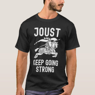 Mediaeval Knight Renaissance Armour Horseback Jous T-Shirt