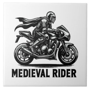 Mediaeval knight tile