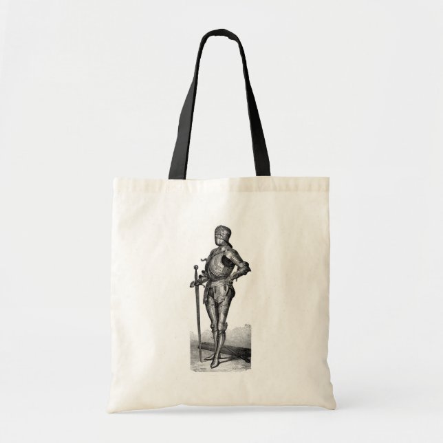 Mediaeval Knight Tote Bag (Front)