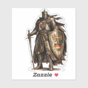 Mediaeval Knight Warrior Glossy Clear Fantasy ..