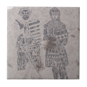 Mediaeval Knights Graffiti Tile