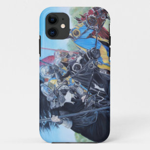 mediaeval knights jousting on horses historic art Case-Mate iPhone case