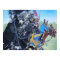 mediaeval knights jousting on horses historic art