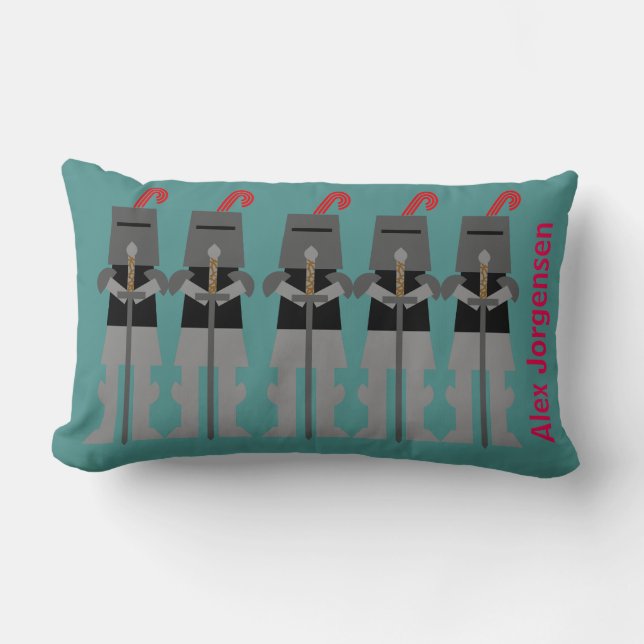 Mediaeval Knights Lumbar Cushion (Front)
