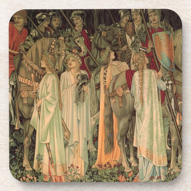 Mediaeval Knights of the Round Table Coaster (Front)