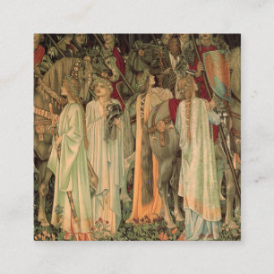 Mediaeval Knights of the Round Table Enclosure Card