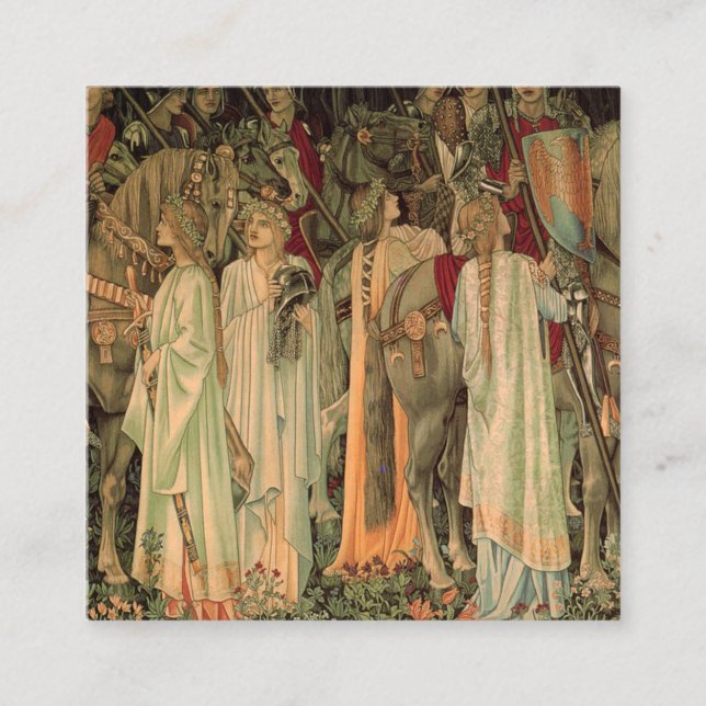 Mediaeval Knights of the Round Table Enclosure Card (Front)