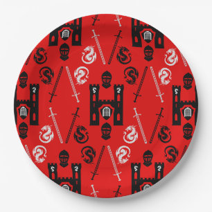 Mediaeval Knights Of The Round Table Paper Plate