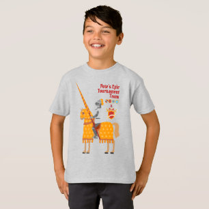 Mediaeval Knights Tournament Birthday Party T-Shirt
