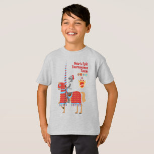 Mediaeval Knights Tournament Birthday Party T-Shirt