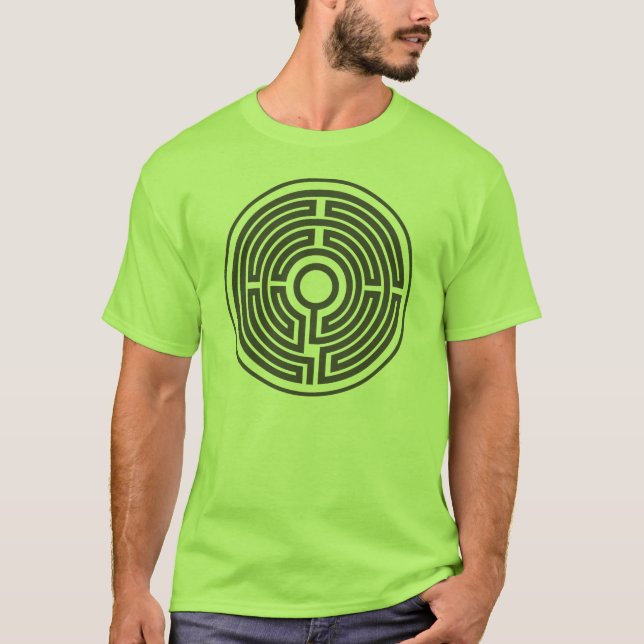 mediaeval labyrinth small T-Shirt (Front)