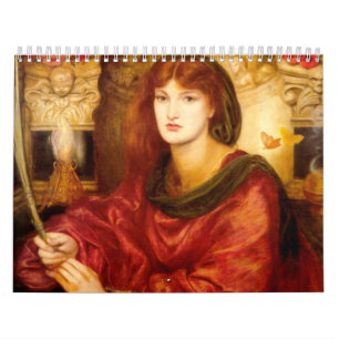 Mediaeval Ladies Knight Custom Printed Calendar