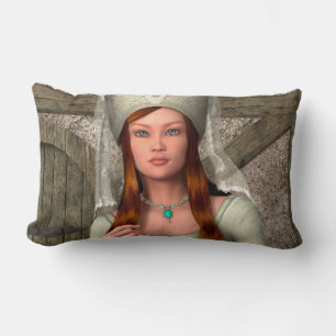 Mediaeval Lady Lumbar Cushion