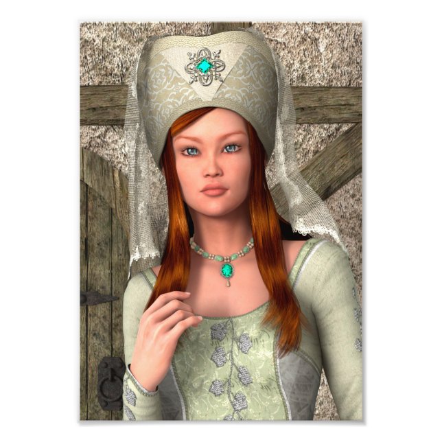 Mediaeval Lady  Photo Print (Front)