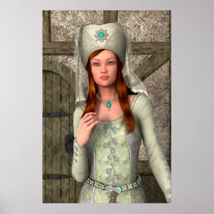 Mediaeval Lady Poster