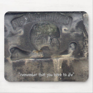 Mediaeval Latin gravestone Mouse Pad
