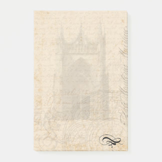 Mediaeval Letterhead - Palimpsest Post-it Notes