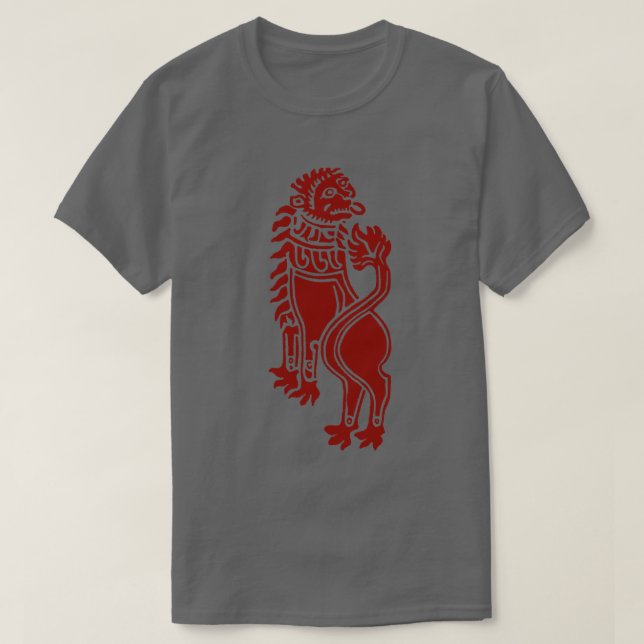 Mediaeval Lion T-Shirt (Design Front)
