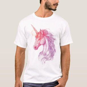 Mediaeval Mage Unicorn (1) T-Shirt