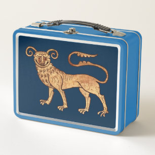 Mediaeval Manticore Metal Lunchbox