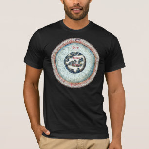 Mediaeval Manuscript Alchemy Astronomy Astrology T-Shirt