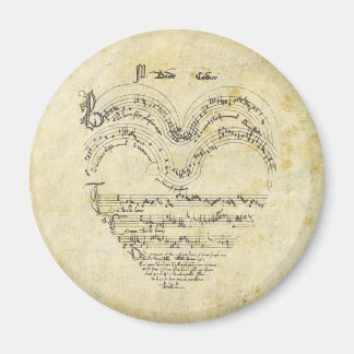 Mediaeval Manuscript Heart Magnet