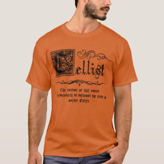 Mediaeval Master Cellist T-Shirt