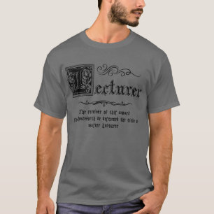 Mediaeval Master Lecturer T-Shirt
