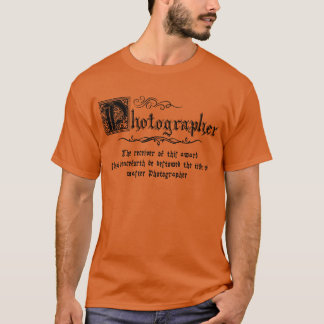 Mediaeval Master Photographer T-Shirt