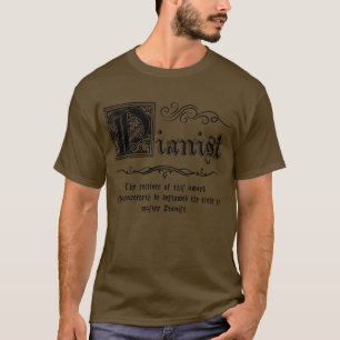Mediaeval Master Pianist T-Shirt