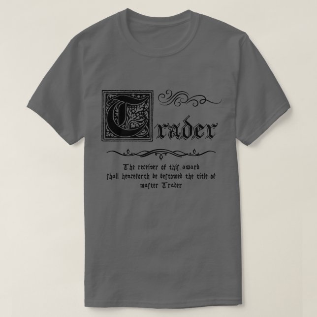 Mediaeval Master Trader T-Shirt (Design Front)