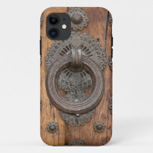 Mediaeval Metal Knocker on Old Wooden Door Case-Mate iPhone Case