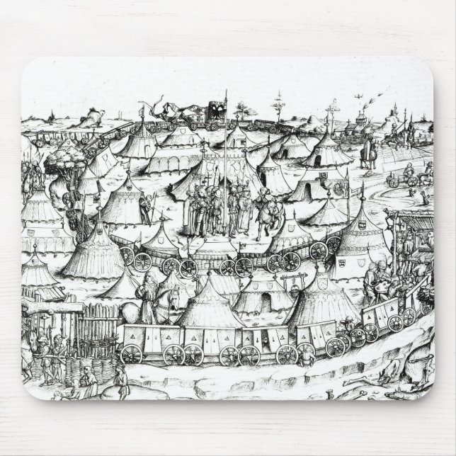 Mediaeval military encampment, from a book, pub. mouse pad (Front)