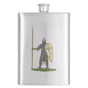 Mediaeval Norman Knight Circa 1066 Hip Flask