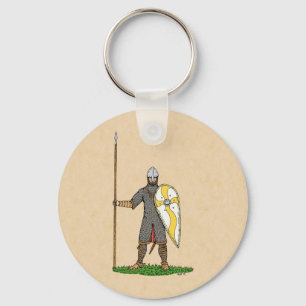 Mediaeval Norman Knight Circa 1066 Key Ring