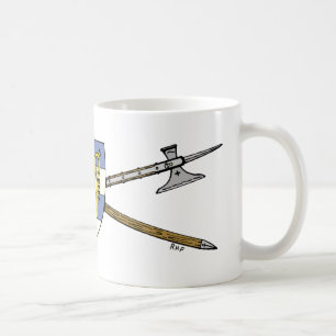 Mediaeval Poleaxes and Shield Coffee Mug
