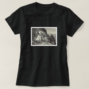 Mediaeval Princess and Her Dragon T-Shirt