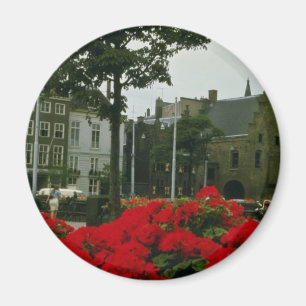 Mediaeval Prison In The Hague flowers Magnet