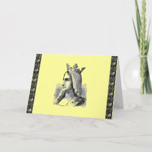 Mediaeval Queen Greeting Card