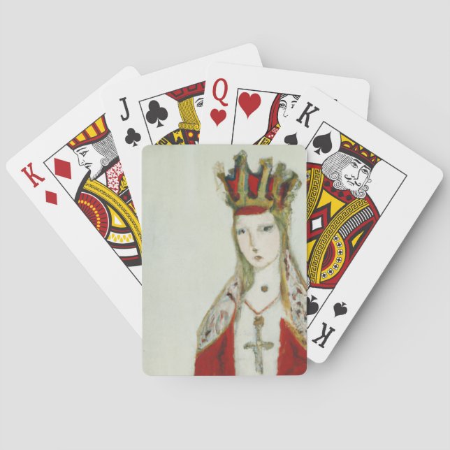 Mediaeval Queen Playing Cards (Back)
