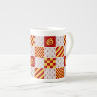 Mediaeval Red Yellow Magical Fantasy Heraldic