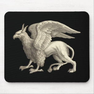 Mediaeval Renaissance Griffin Mouse Pad