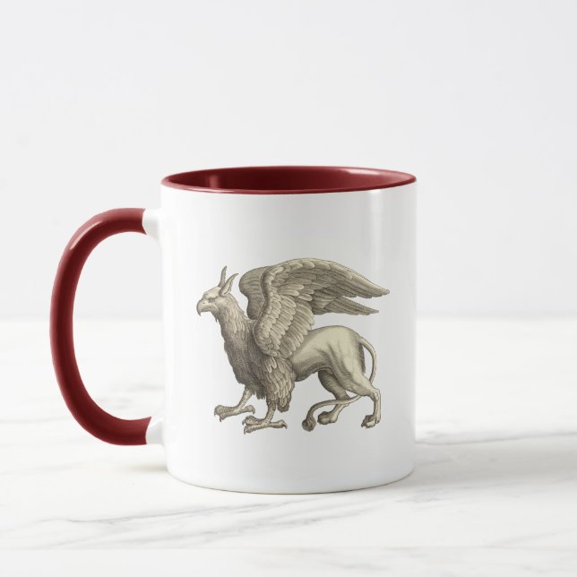 Mediaeval Renaissance Griffin Mug (Left)