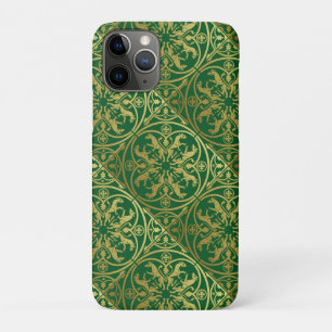 Mediaeval Renaissance Herald Lion Leopard Metallic Case-Mate iPhone Case