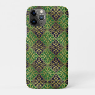 Mediaeval Renaissance Herald Lion Leopard Metallic Case-Mate iPhone Case